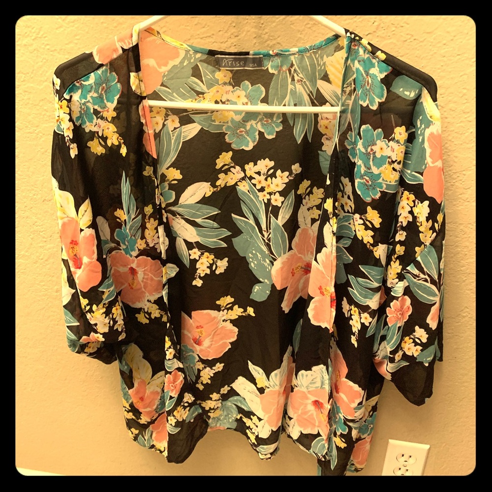 Floral kimono style